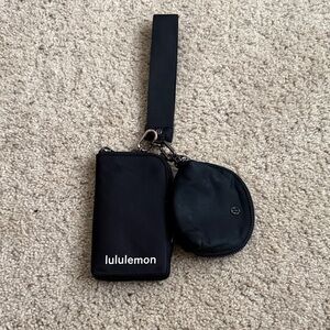 lululemon athletica Black Key & Card Holder Set
